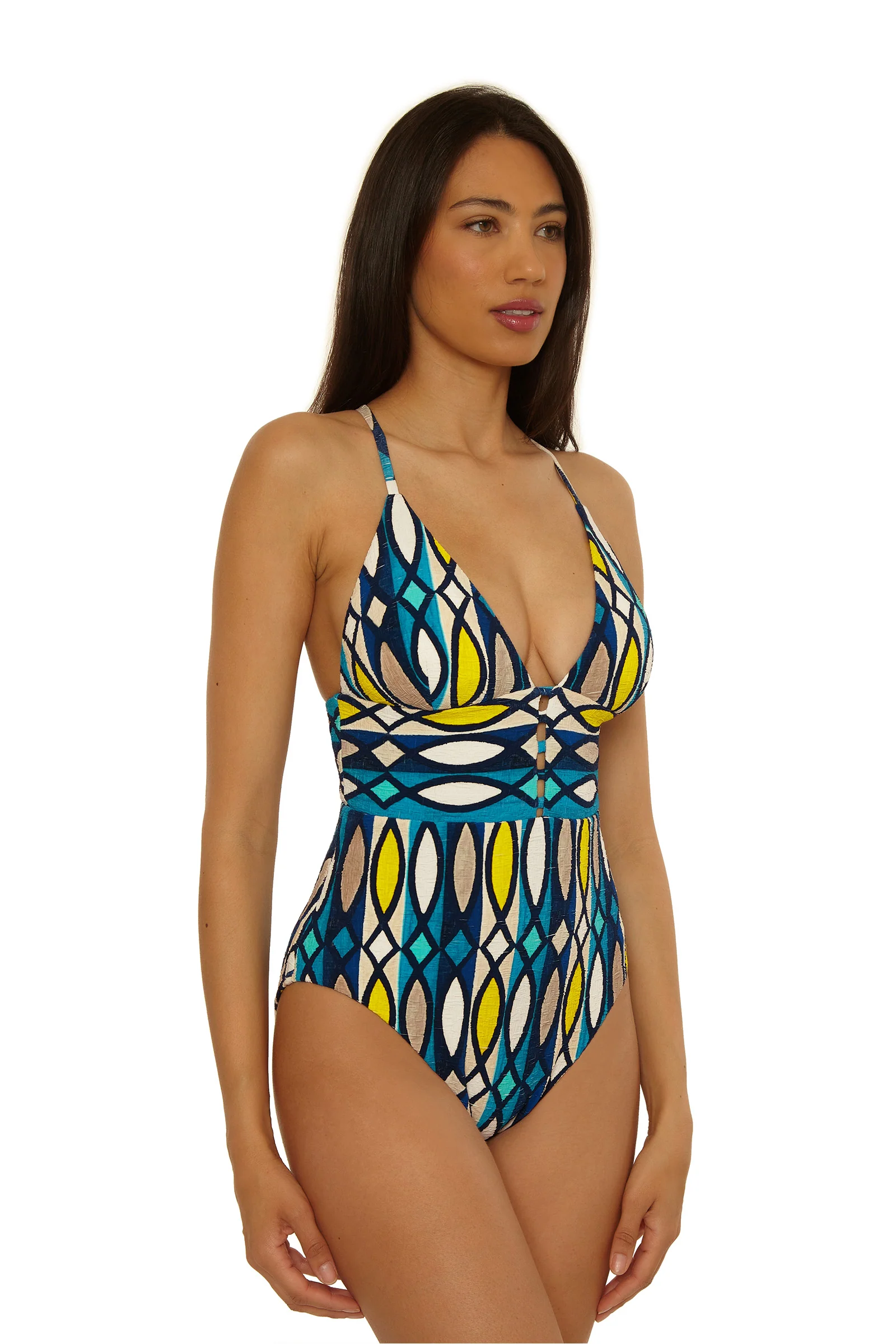 side view of the maillot