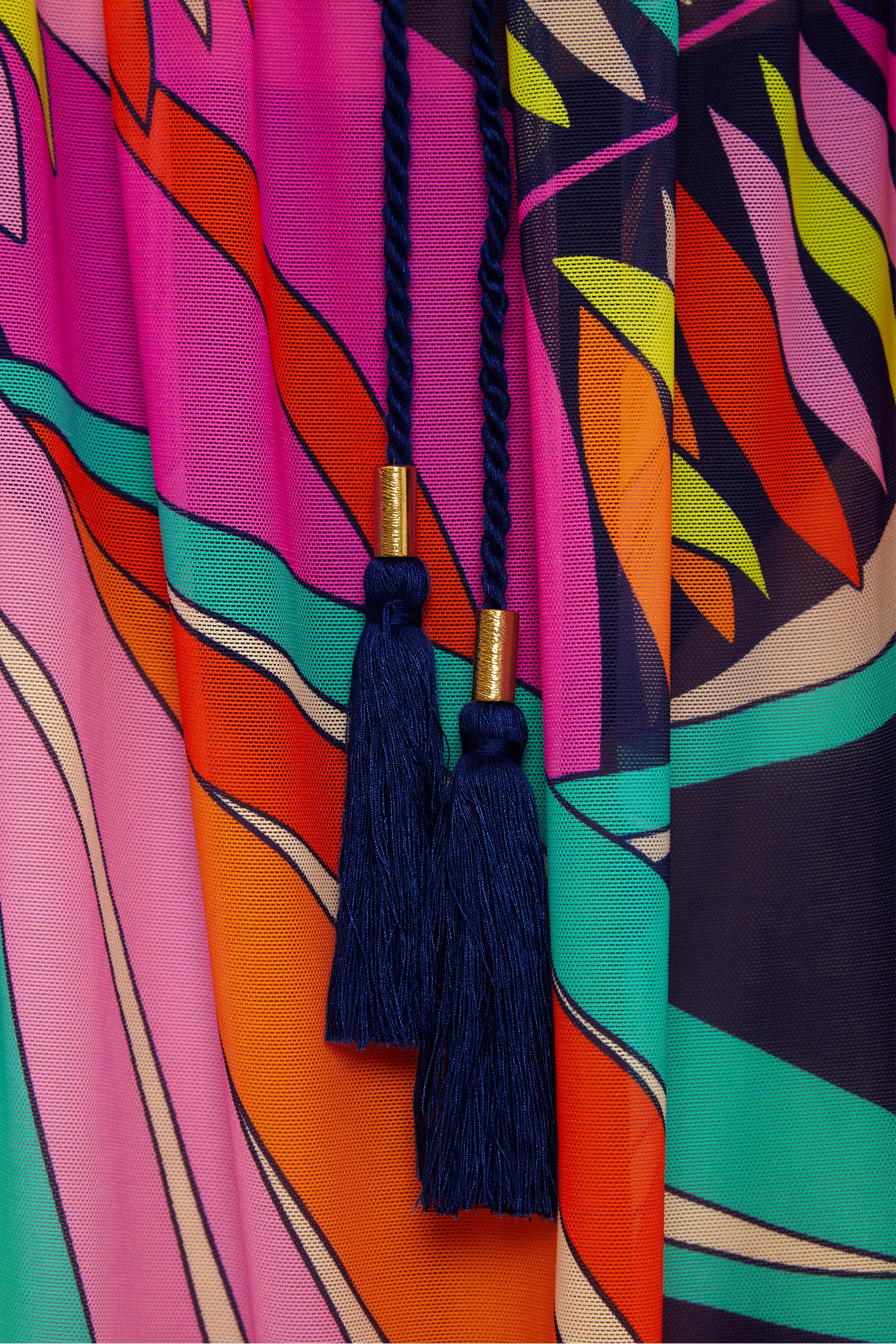 detail of the printed mesh