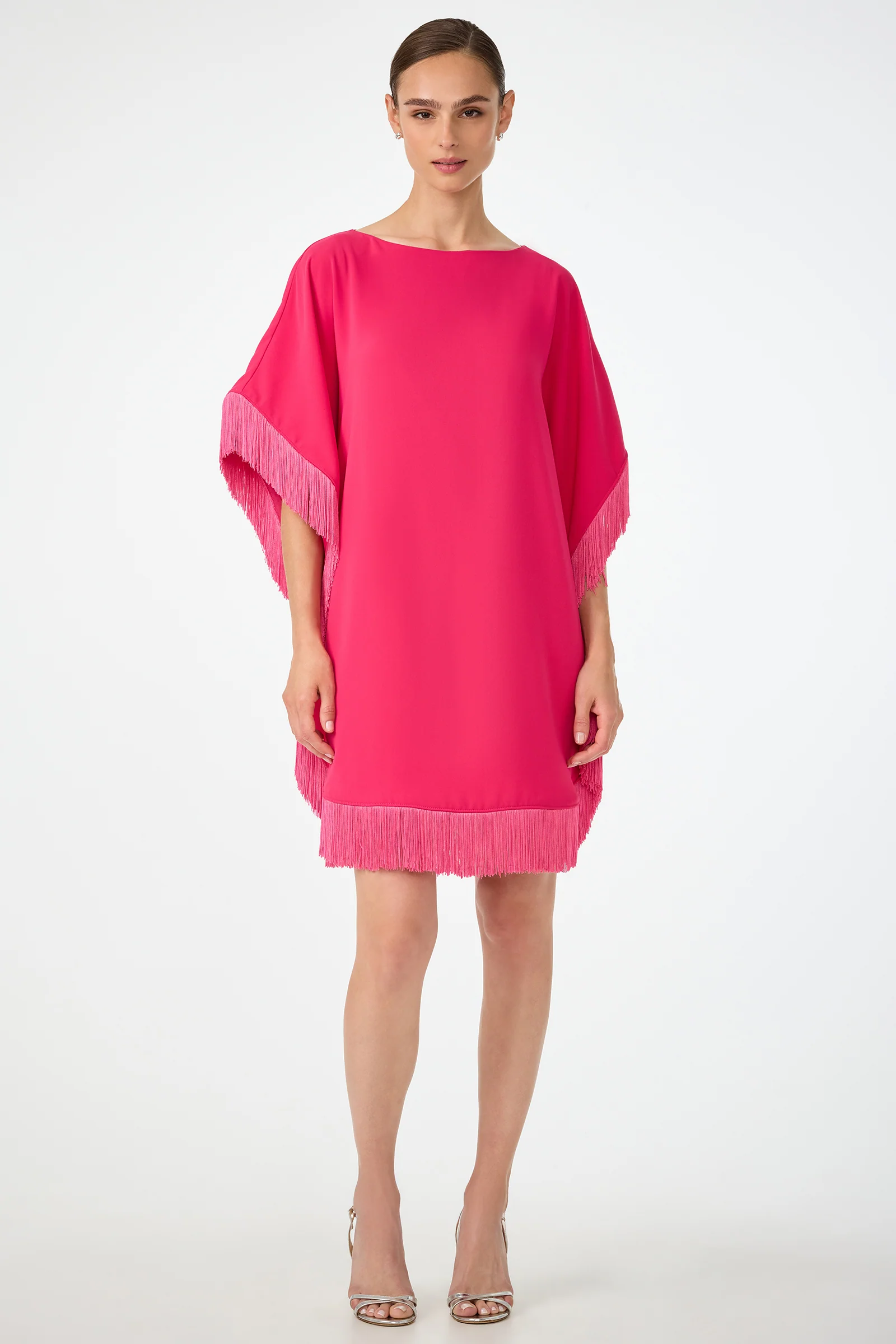 Mini Neena Fringe Caftan Dress