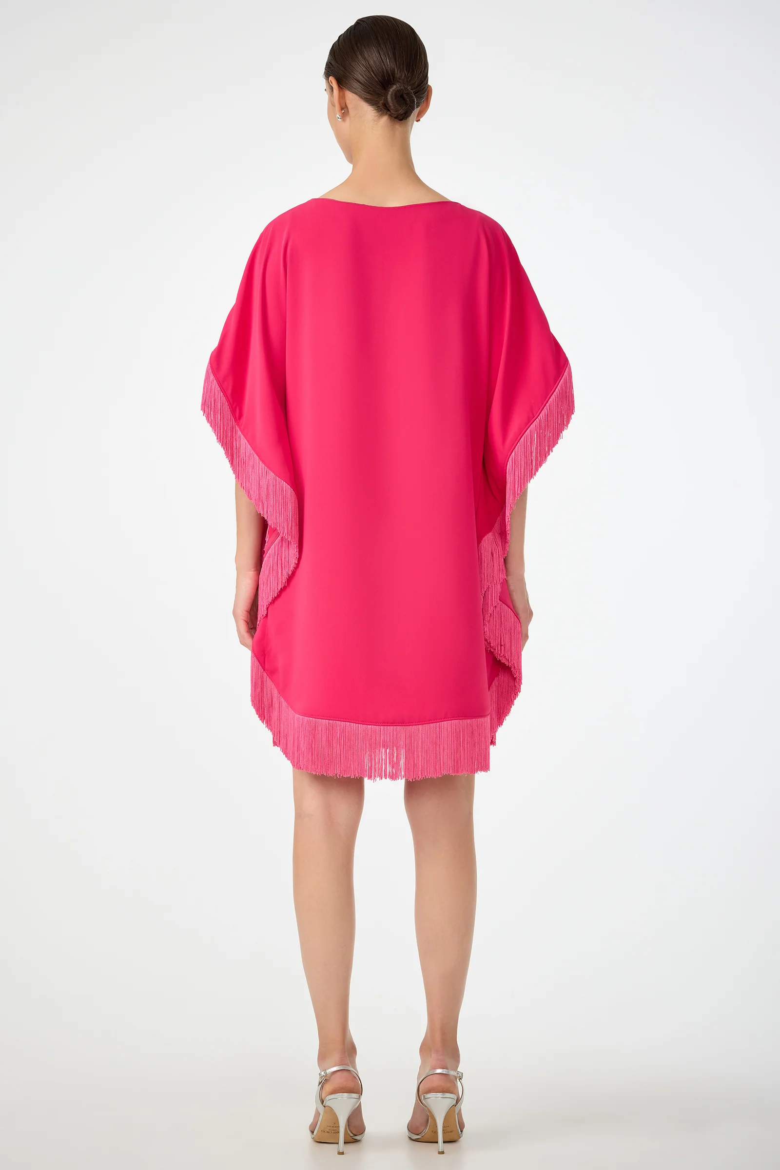 back view of the caftan shape