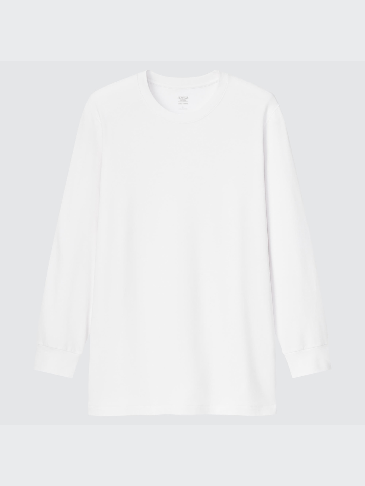 HEATTECH Cotton Crew Neck Long-Sleeve T-Shirt