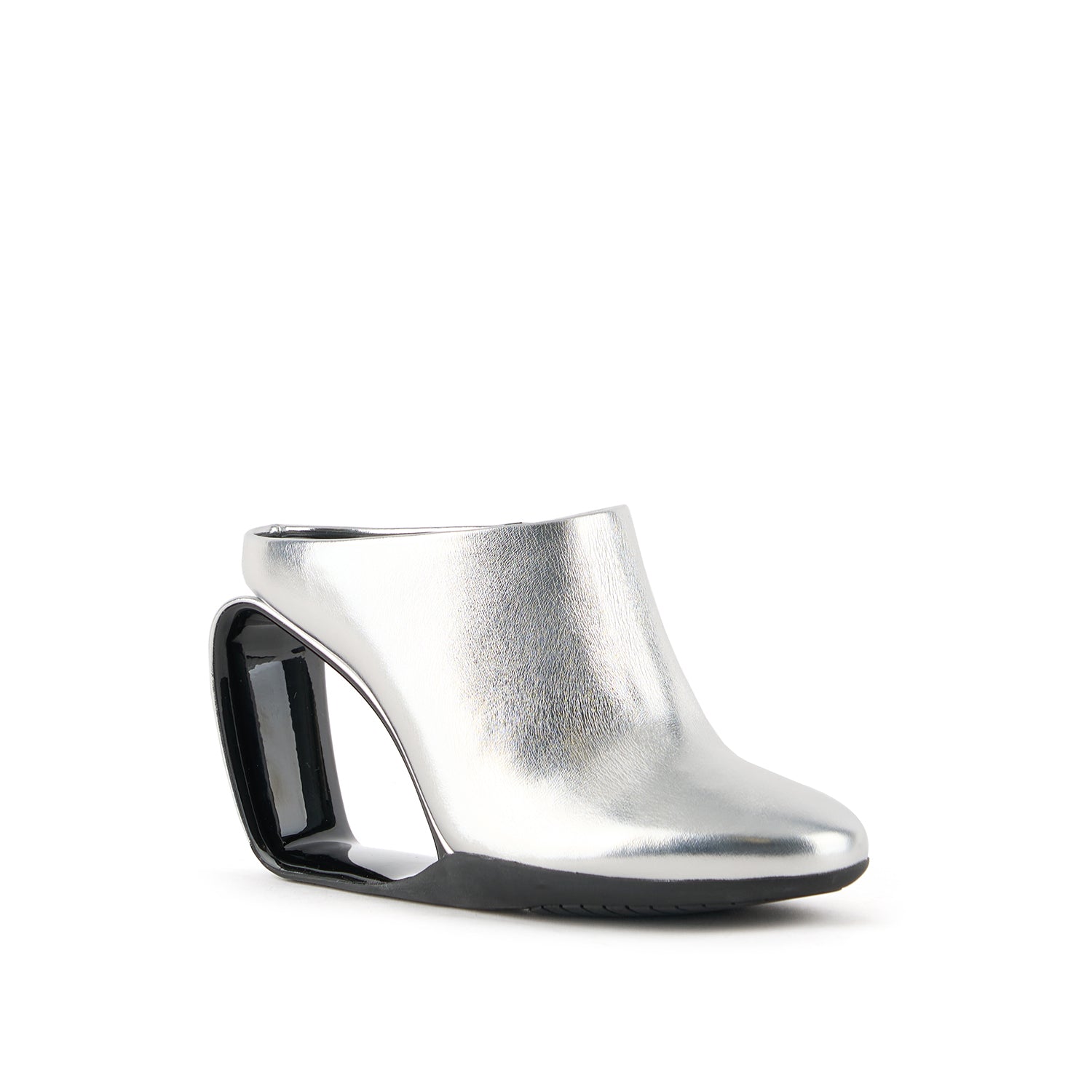 Mule hi silver angle out