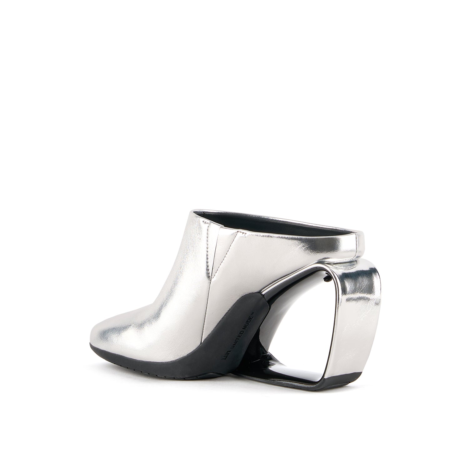 Mule hi silver angle in