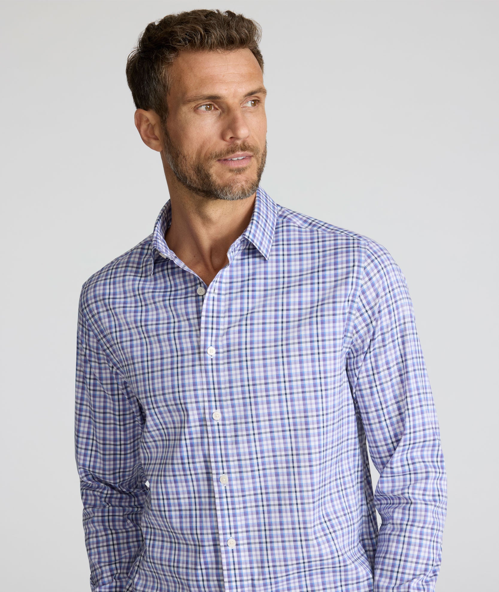 Spread-collar no-pocket front
