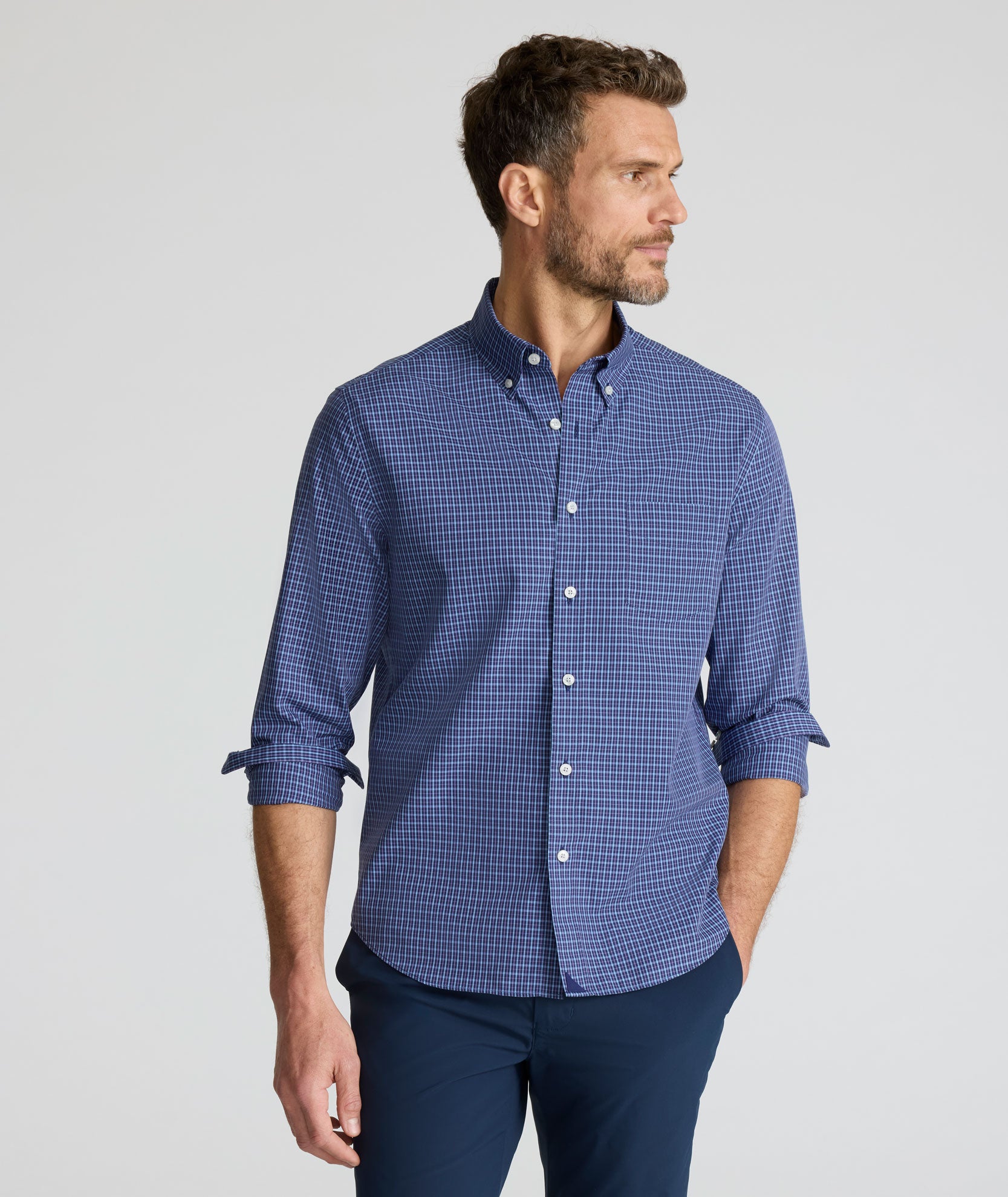 Dunsmore plaid in a brighter check variant