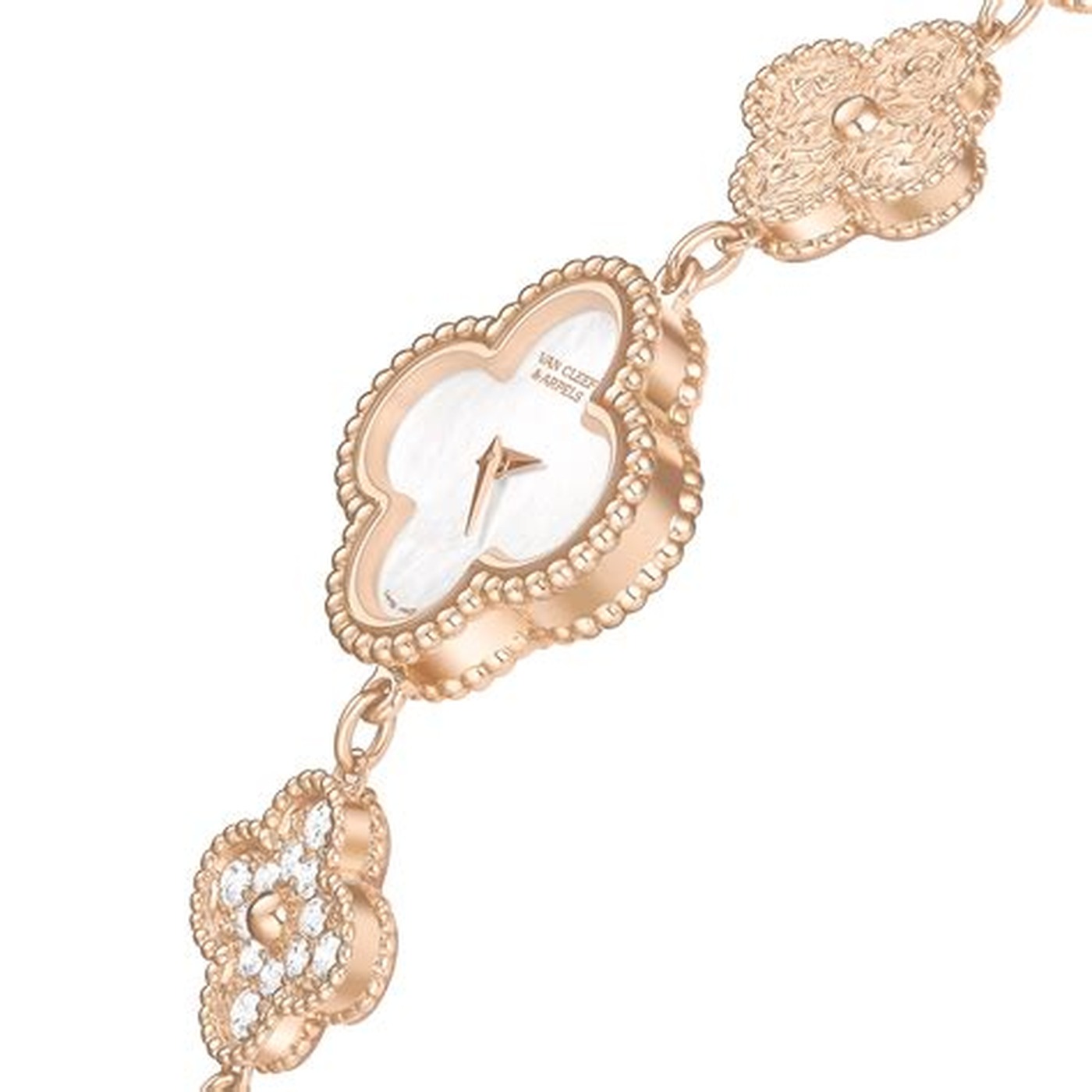 rose-gold Sweet Alhambra watch