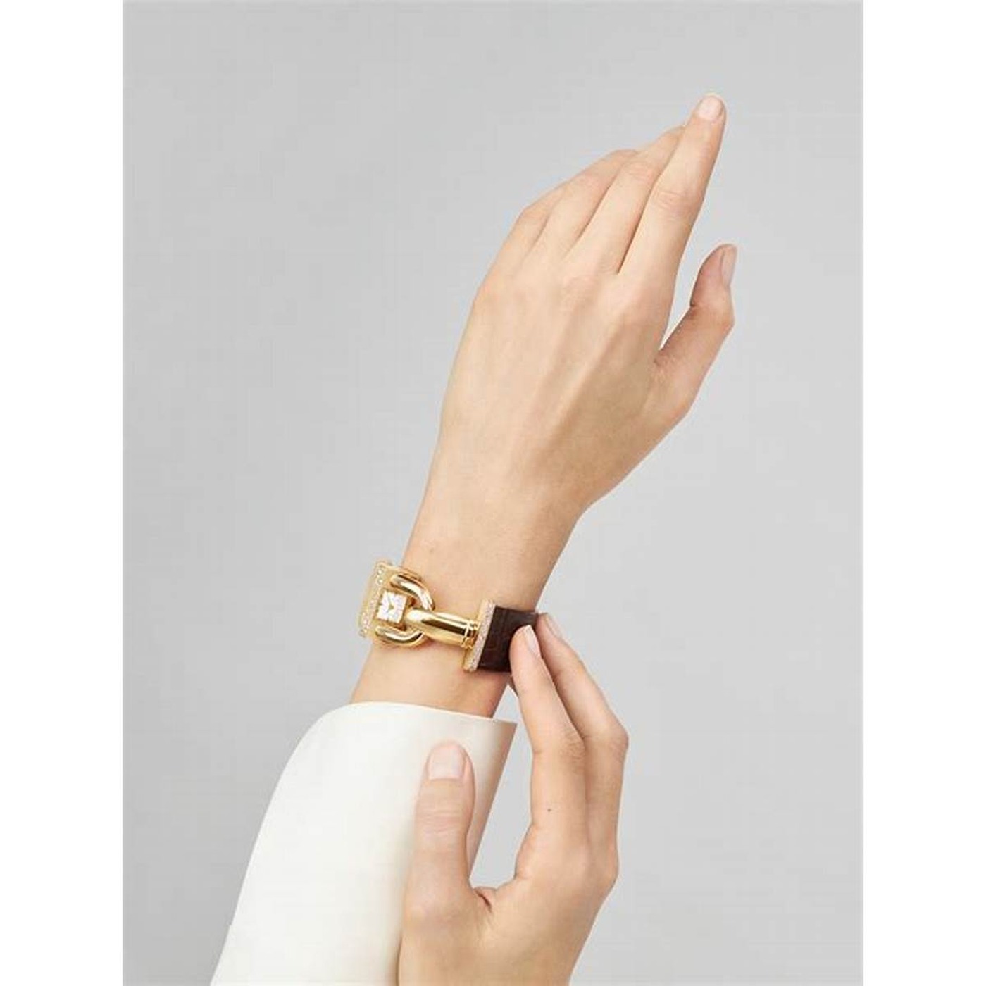 worn with angled dial