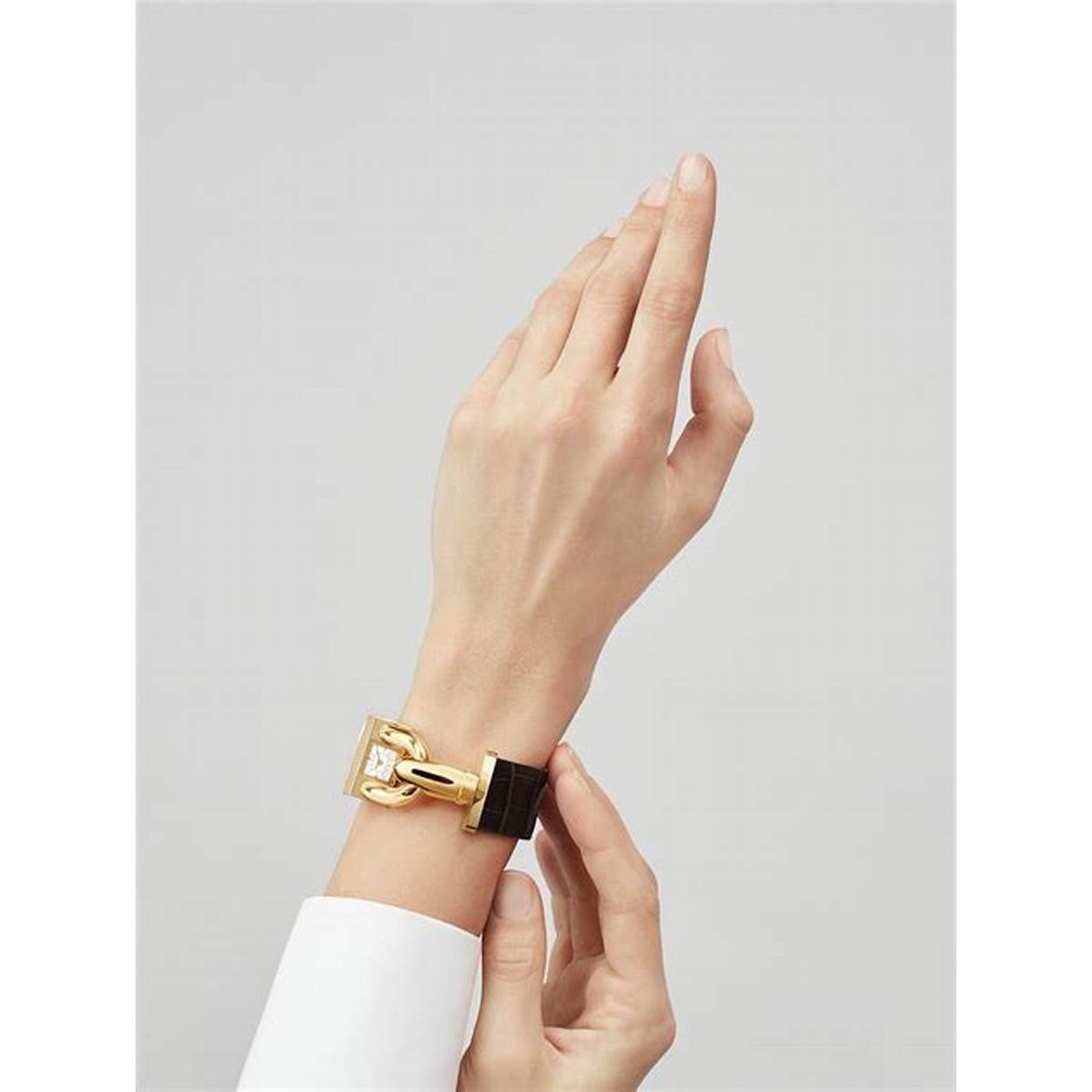 brown-strap styling