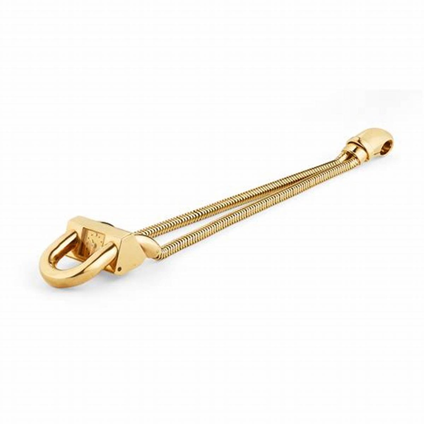 pin-like clasp silhouette