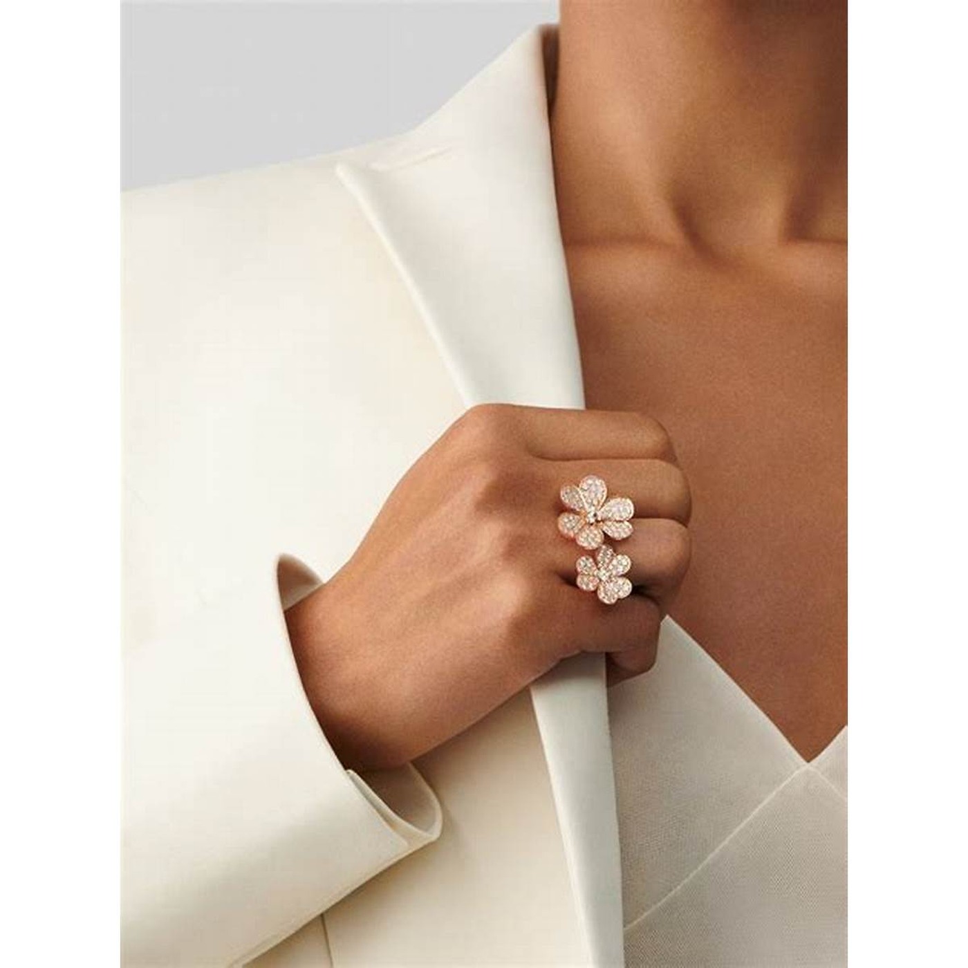 white-jacket styling