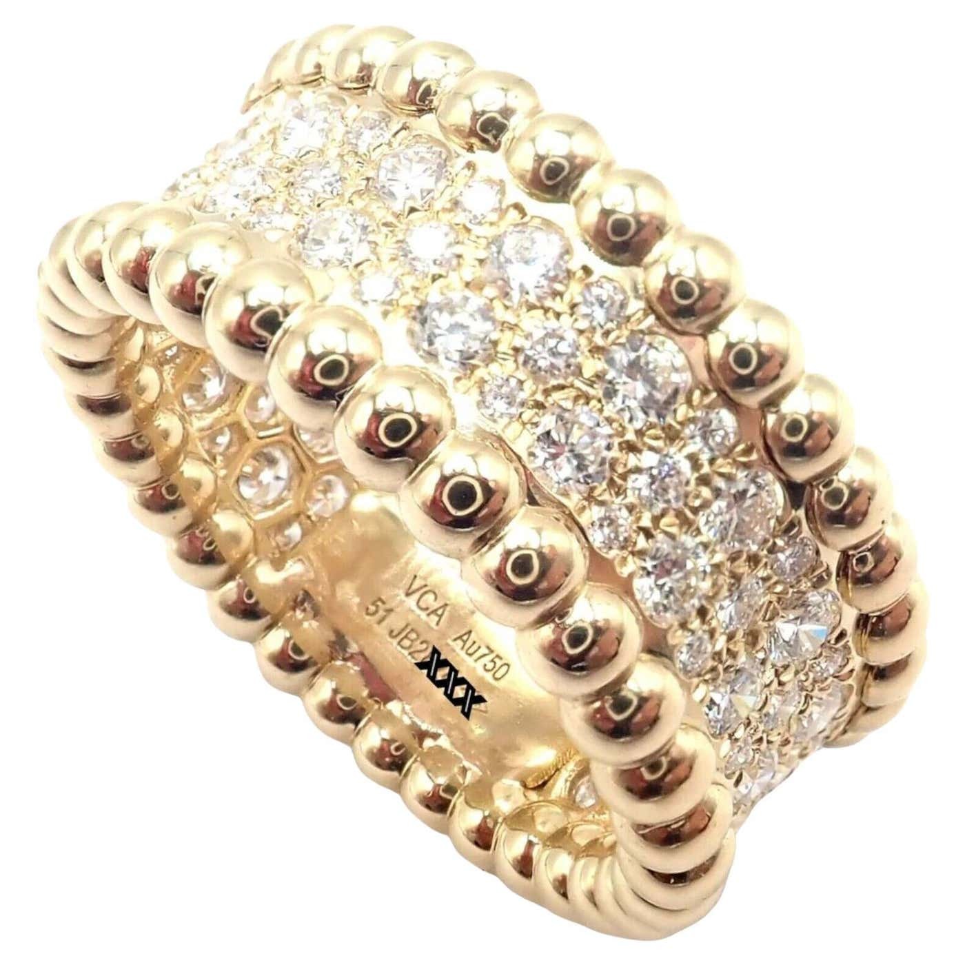 angled diamond pavé view
