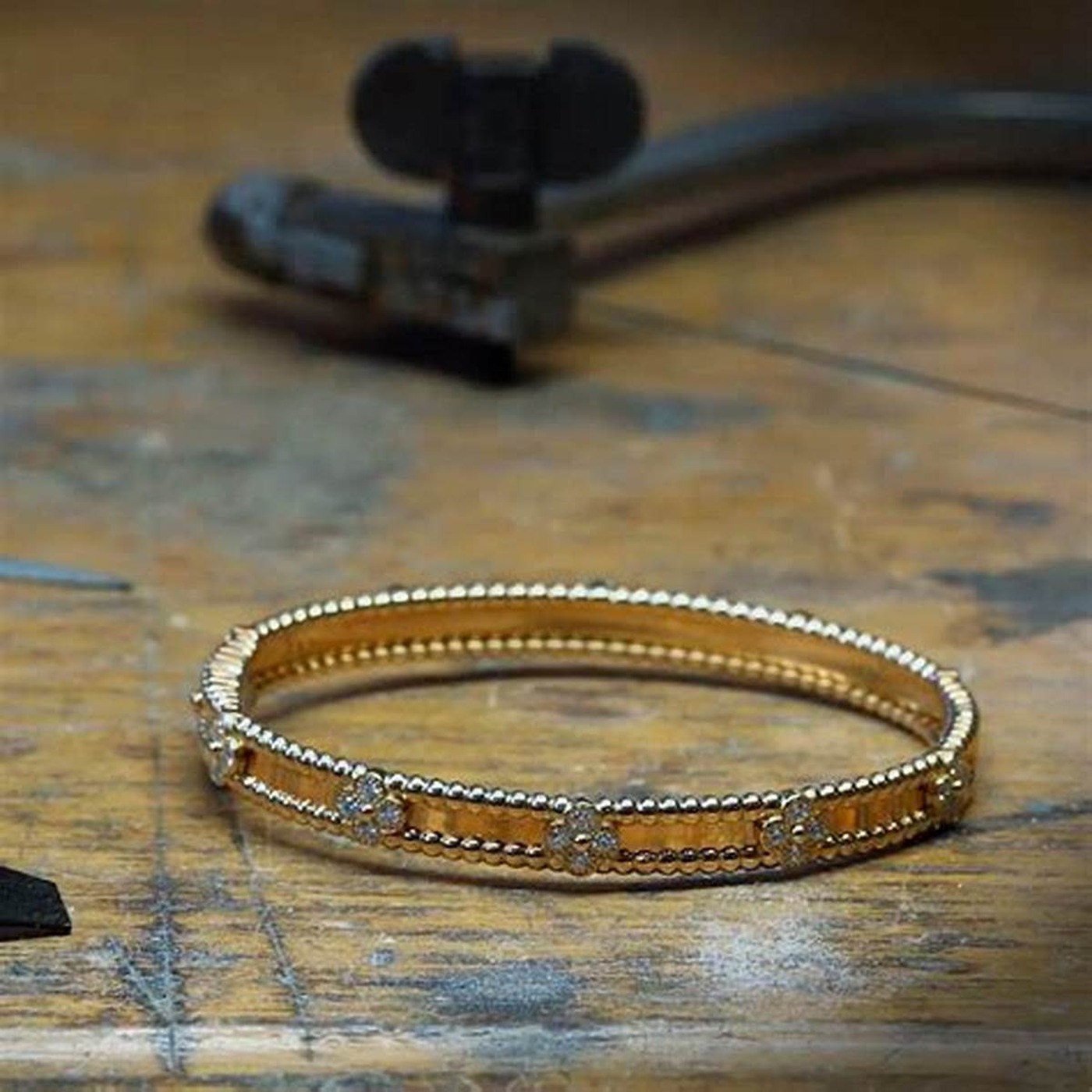 bracelet in workshop light