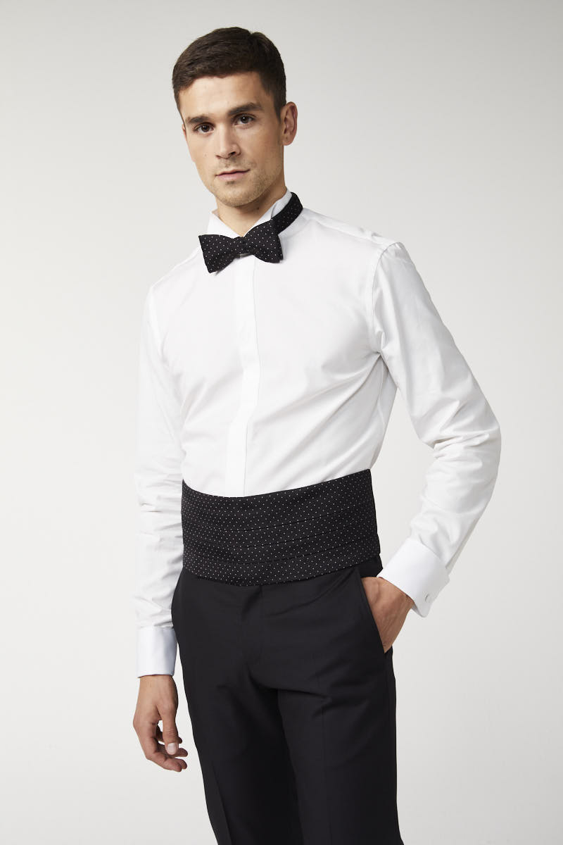 Gala Wing-Collar Evening Shirt