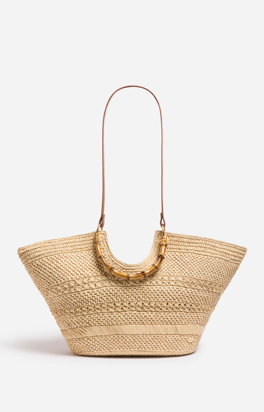 Large Bamboo Basket — construction detail