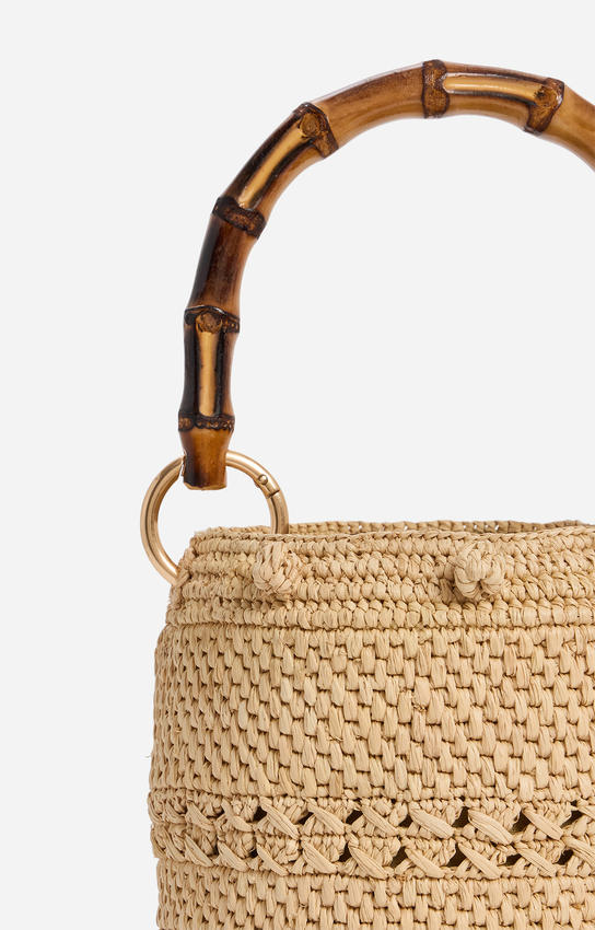 Small Bucket Bag — material close-up