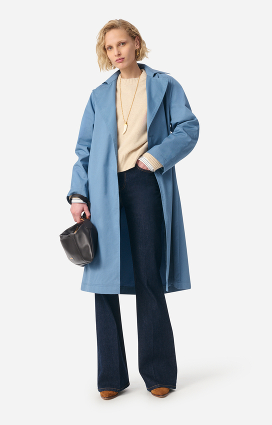 Faro Trench Coat — side or scale view