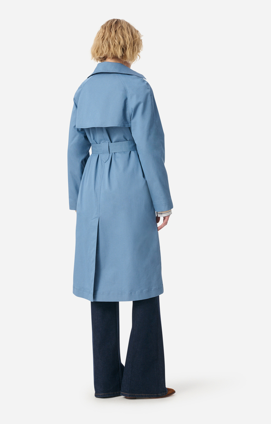 Faro Trench Coat — material close-up