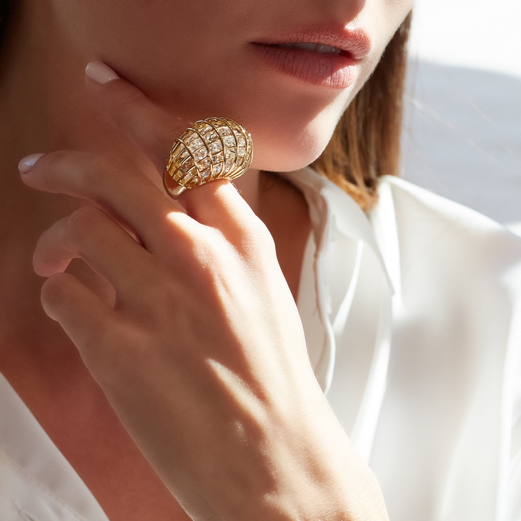 Caged Ring detail