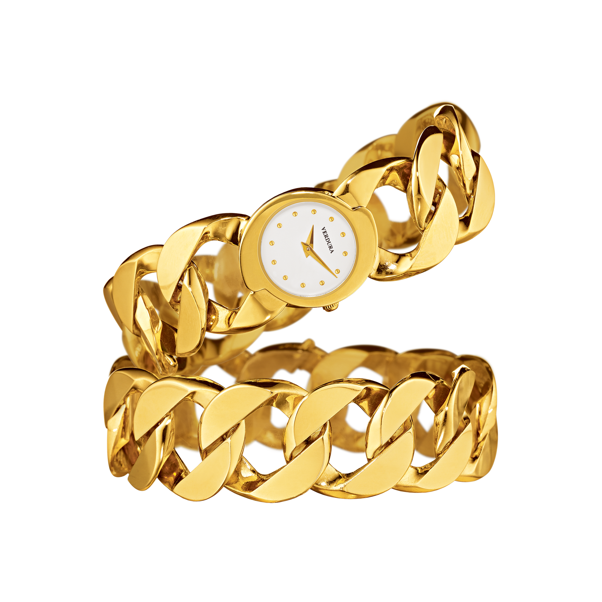 Curb-Link Bracelet Watch detail