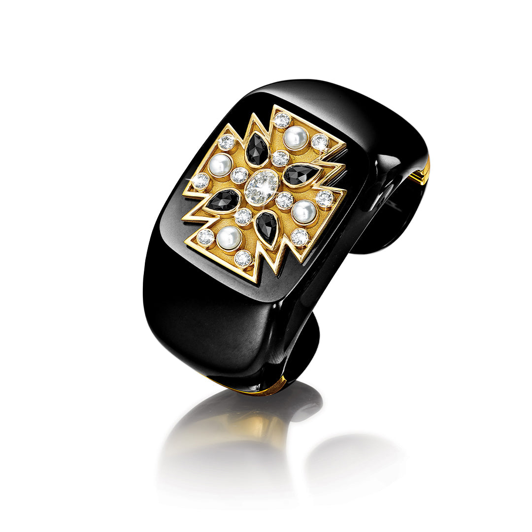 Maltese Cross Cuff detail