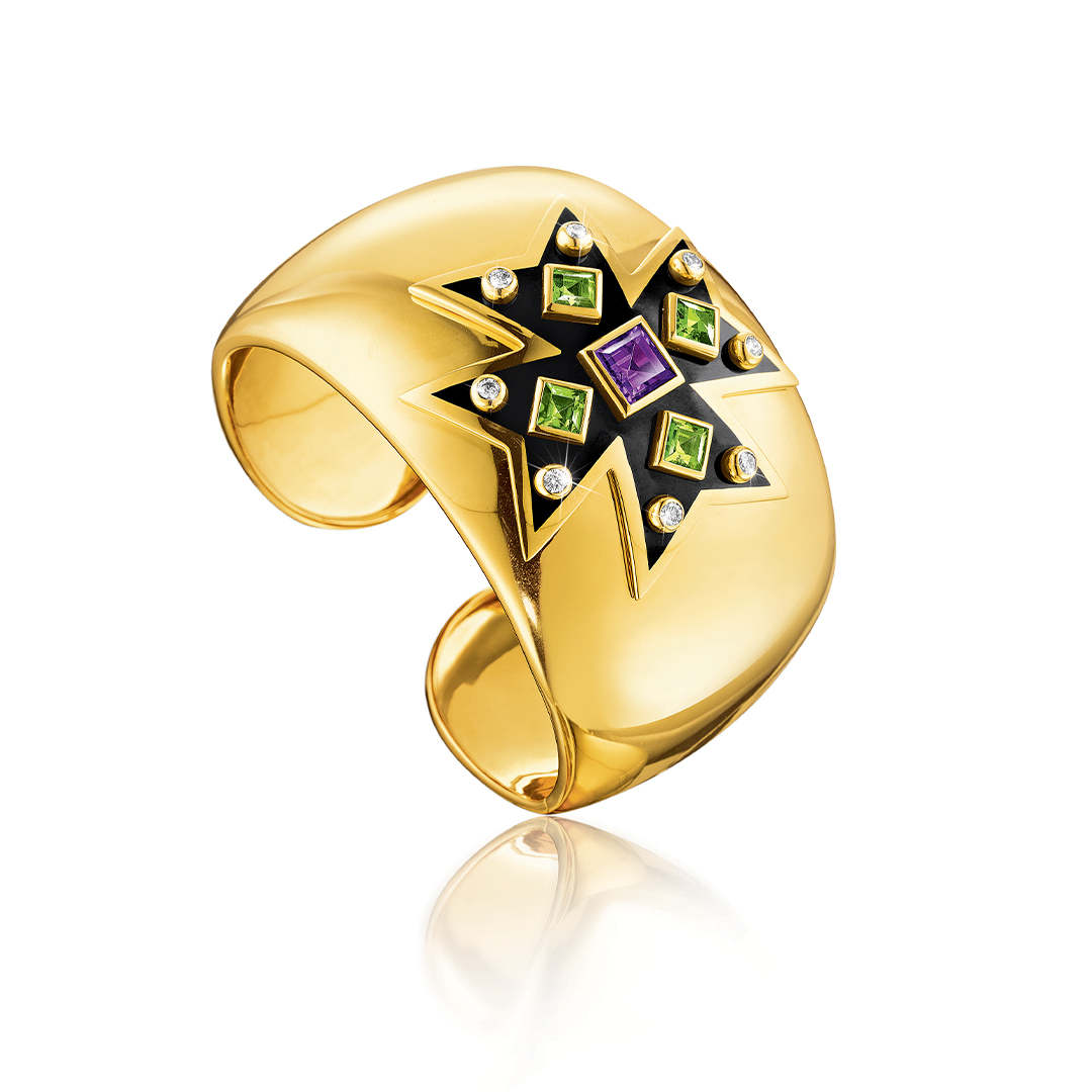 Maltese Cross Cuff detail