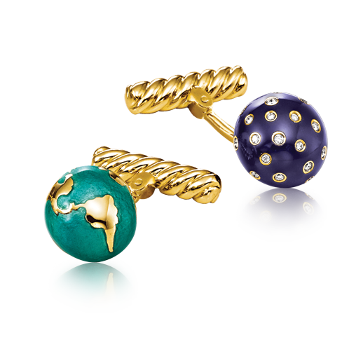 "Night & Day" Cufflinks detail