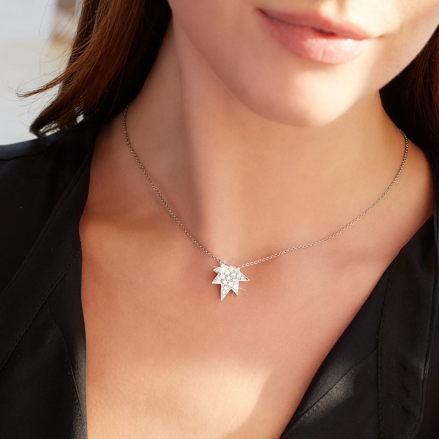 Stardust Pendant Necklace detail