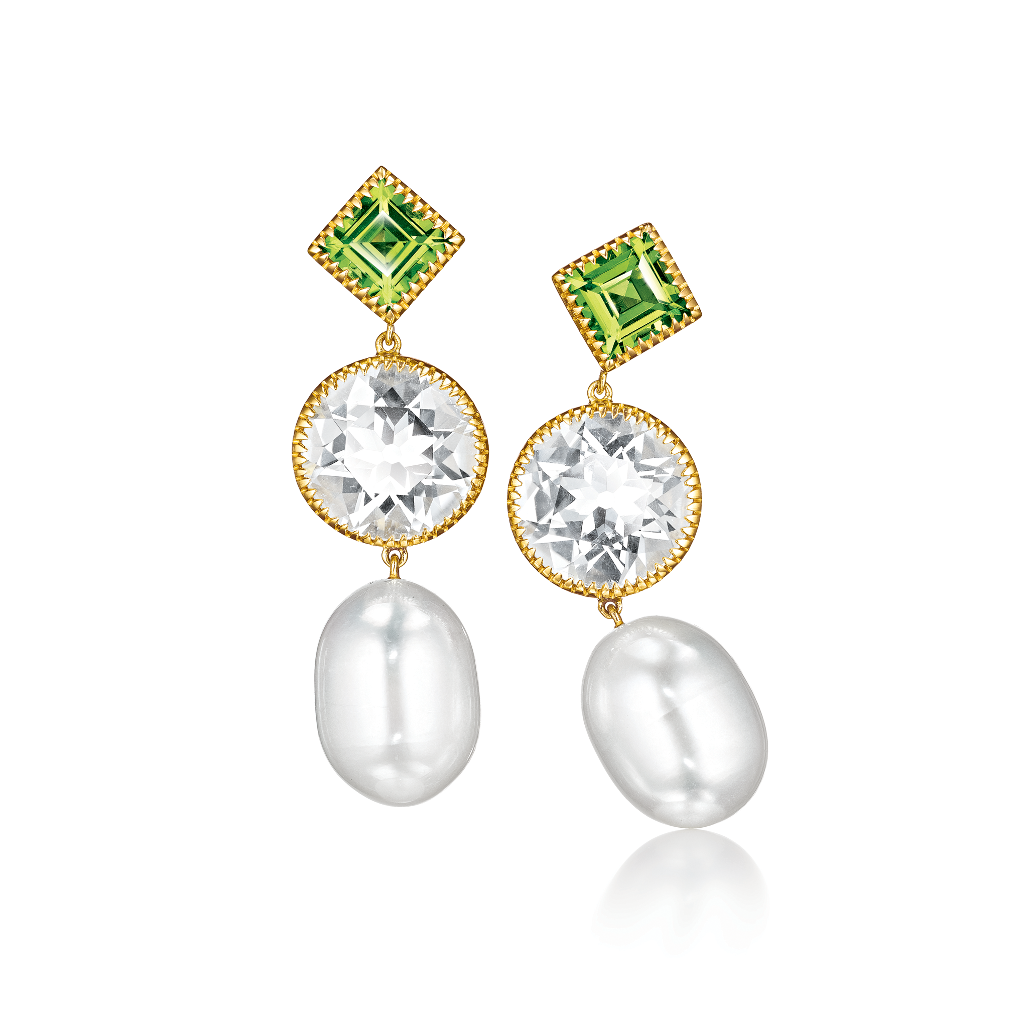 Theodora Drop Earrings detail