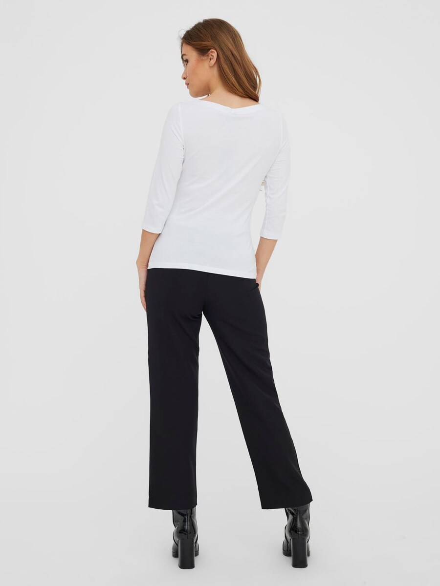 3/4 Sleeve Boat Neck T-Shirt angle 2