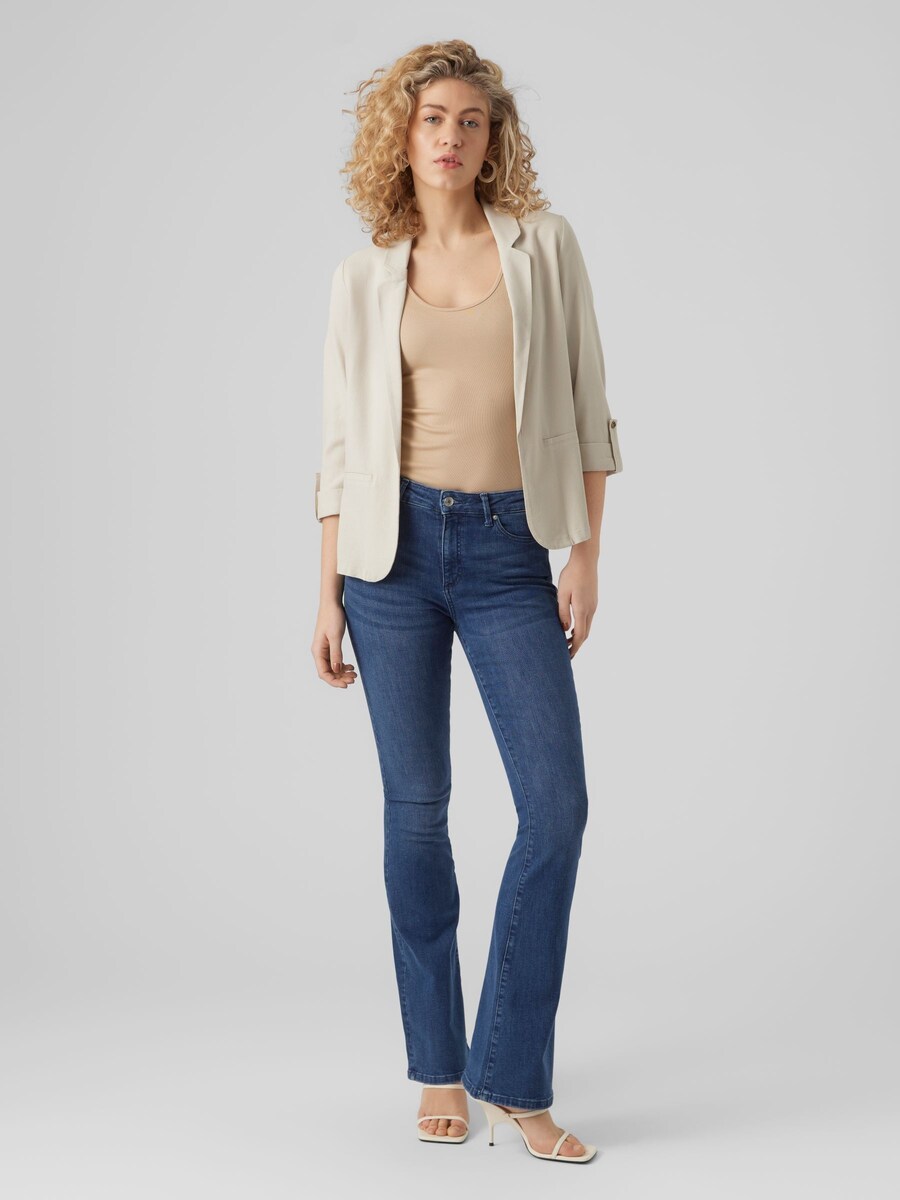 Linen Blend 3/4 Sleeve Jacket angle 4