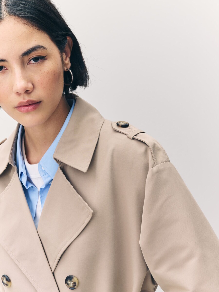 Long Belted Trenchcoat angle 5