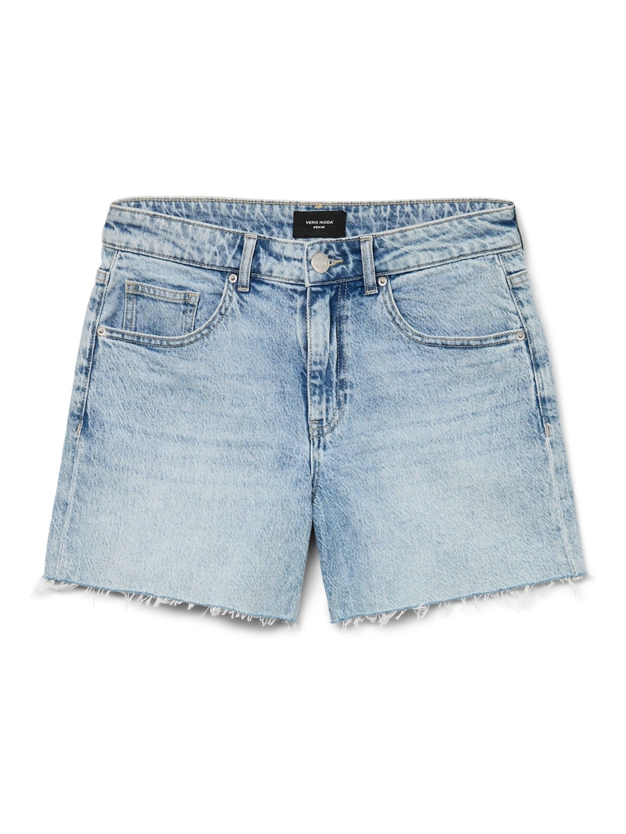 Mid Rise Denim Shorts angle 5