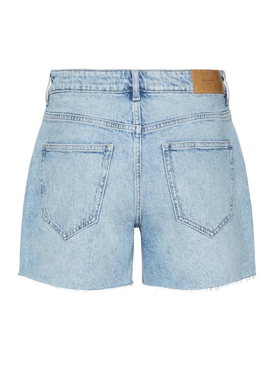 Mid Rise Denim Shorts angle 6