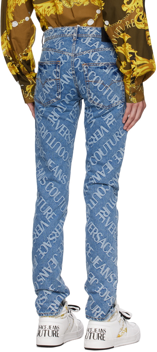 Piece Number Slim-Fit Jeans