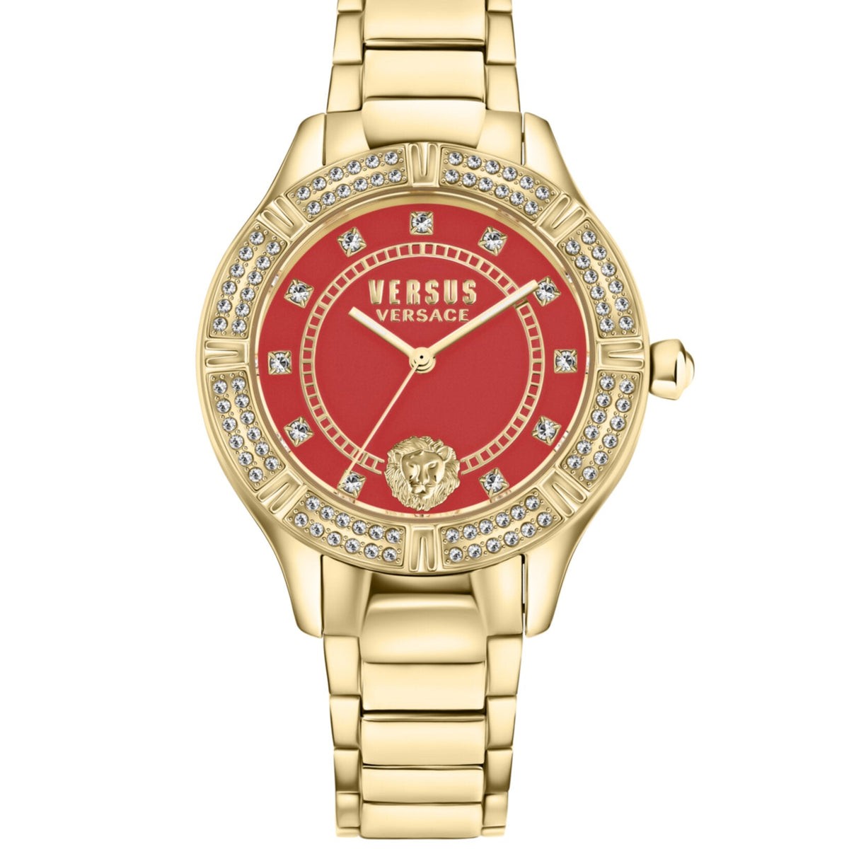 red gold-tone front