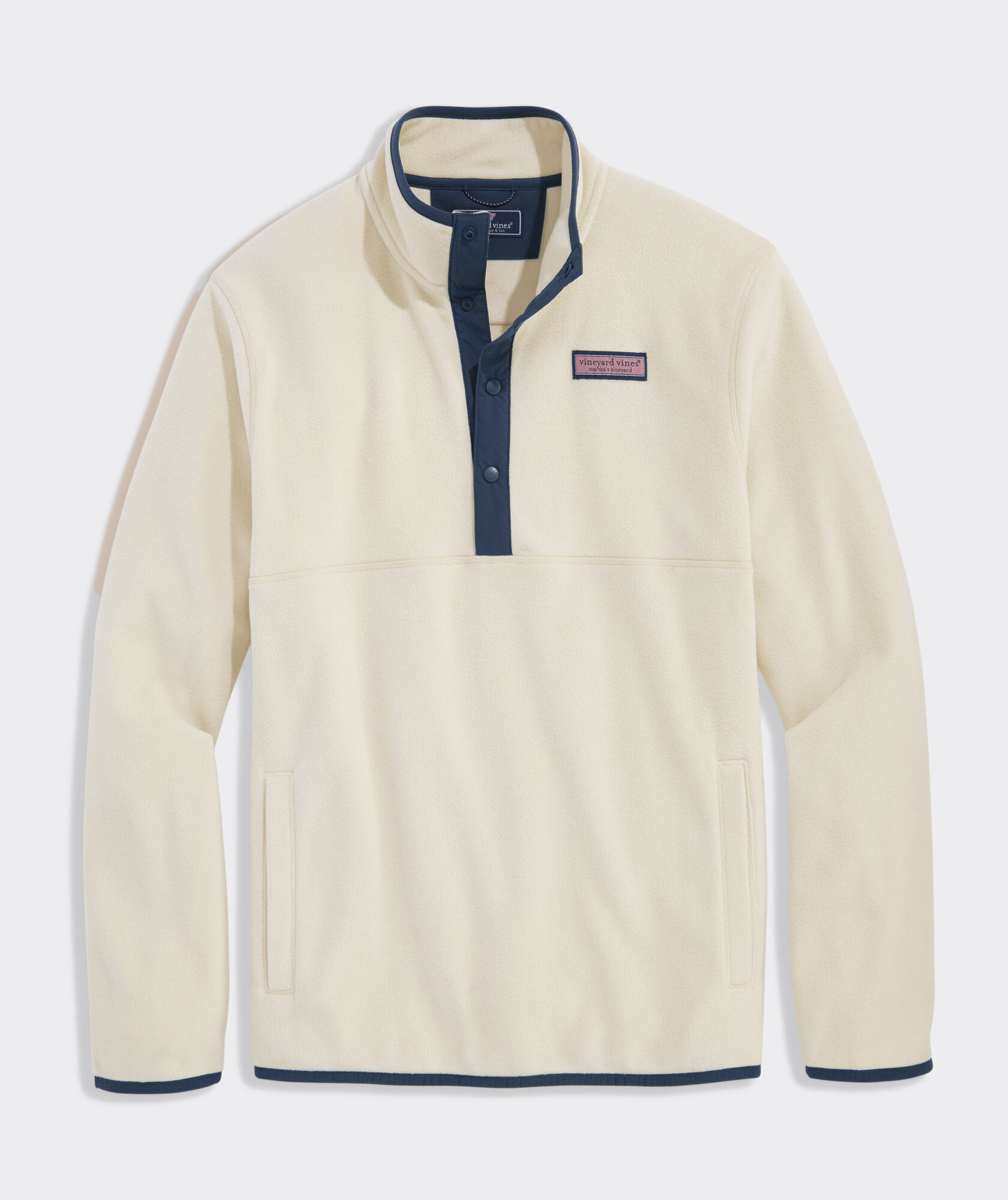 Cream Harbor Fleece front view