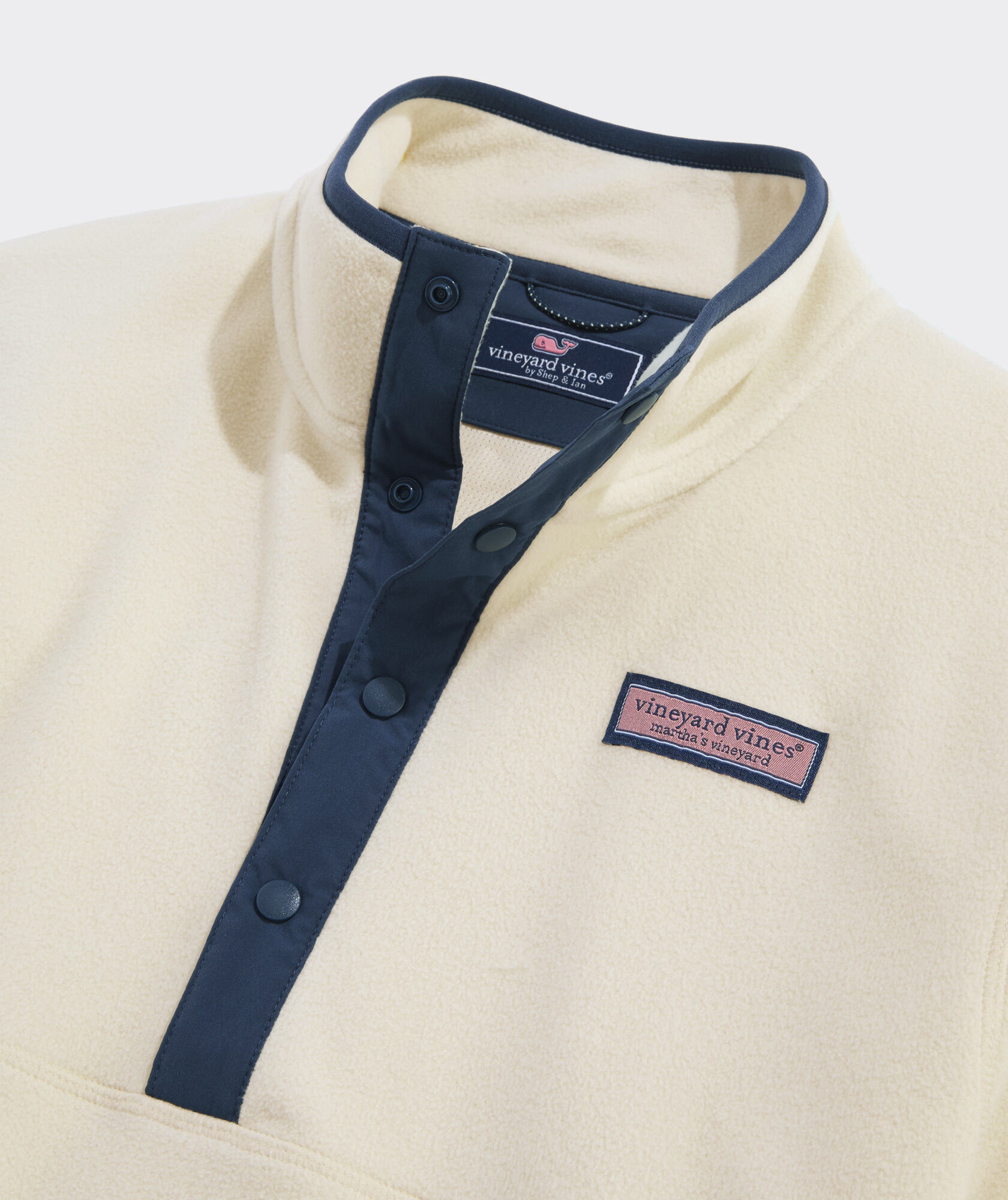 Collar and placket detail
