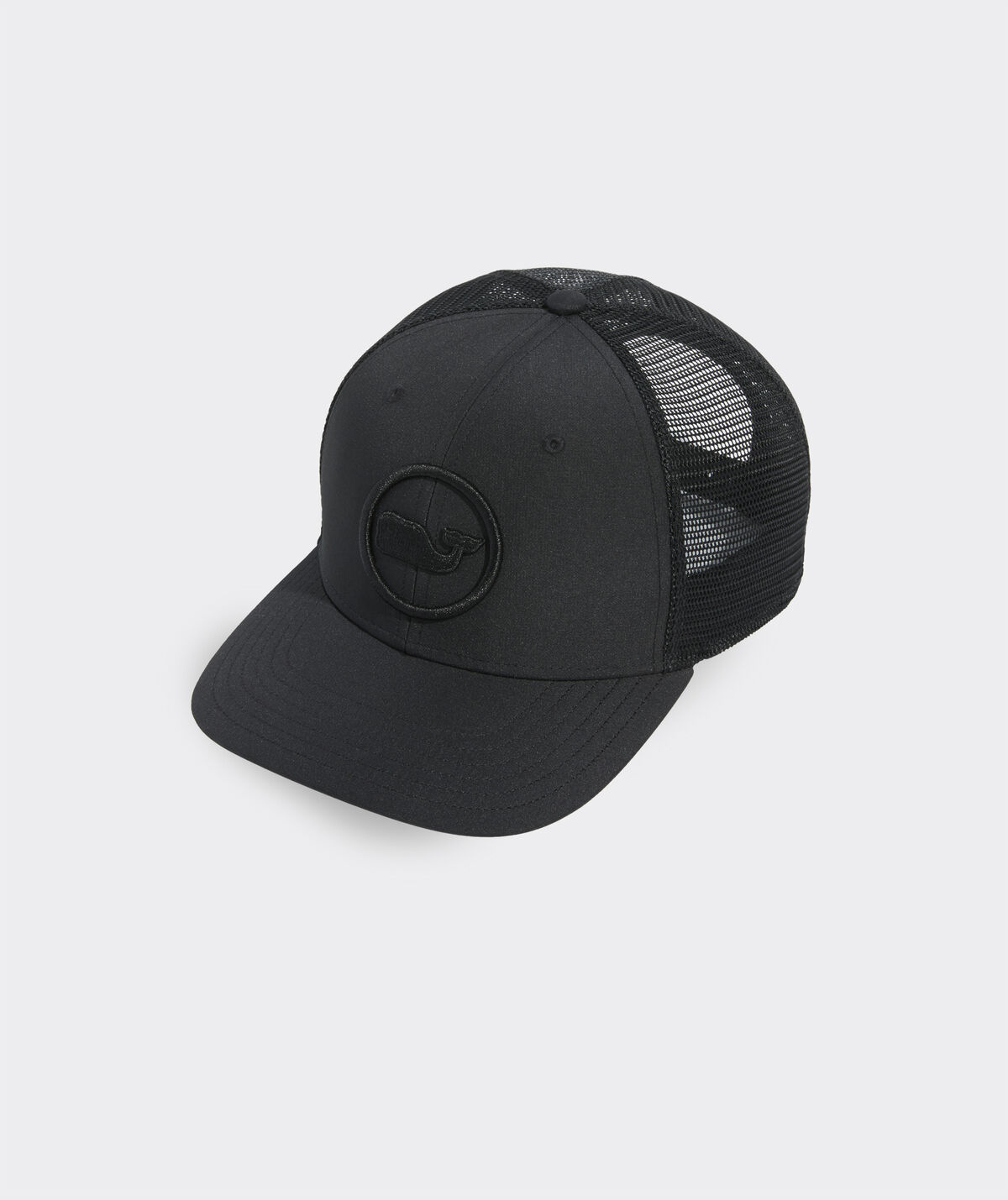 Black Whale Dot hat