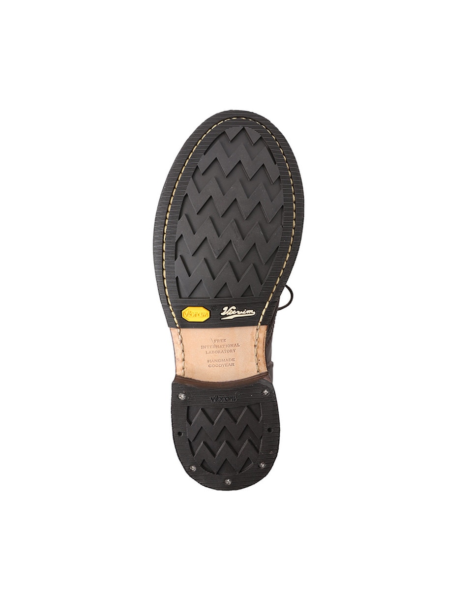 Heel view and welt edge