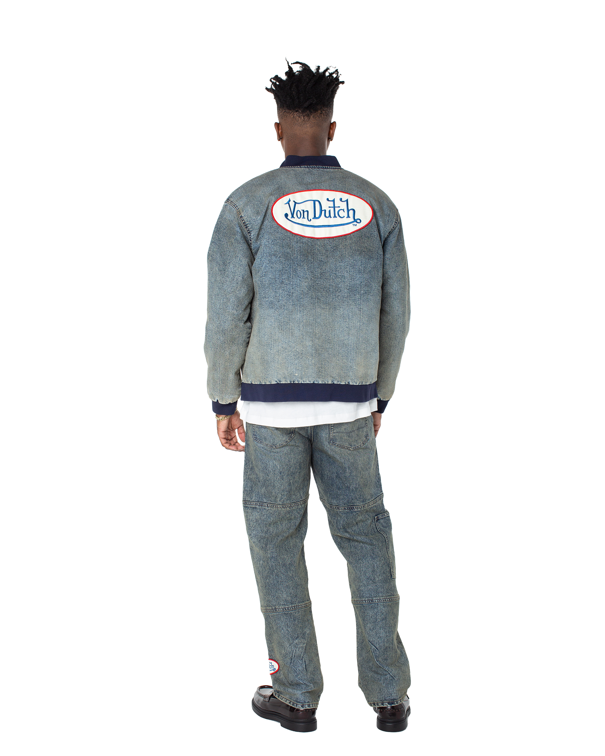 full-body rear view with oversized back patch
