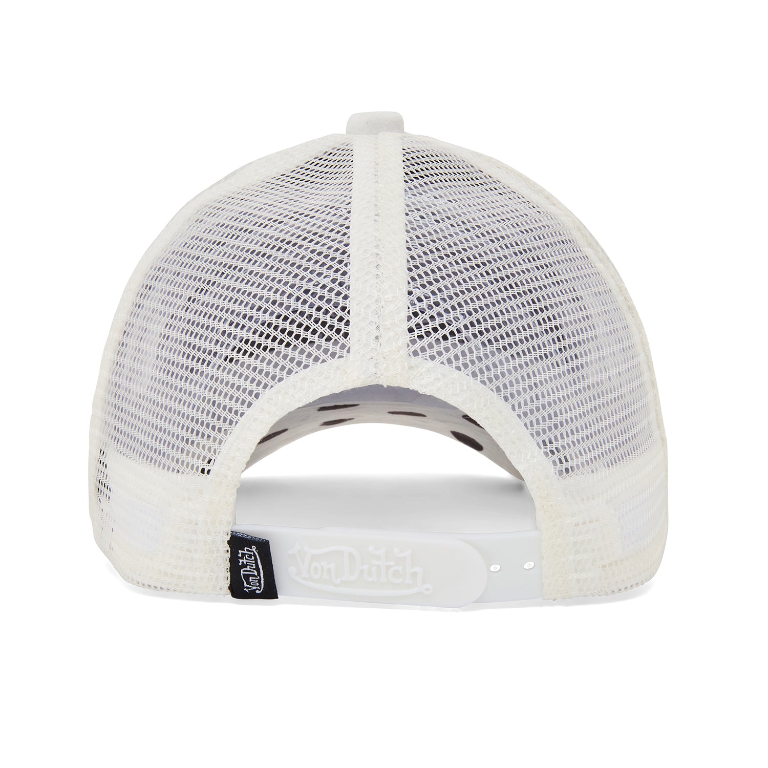 rear view with white mesh and snapback