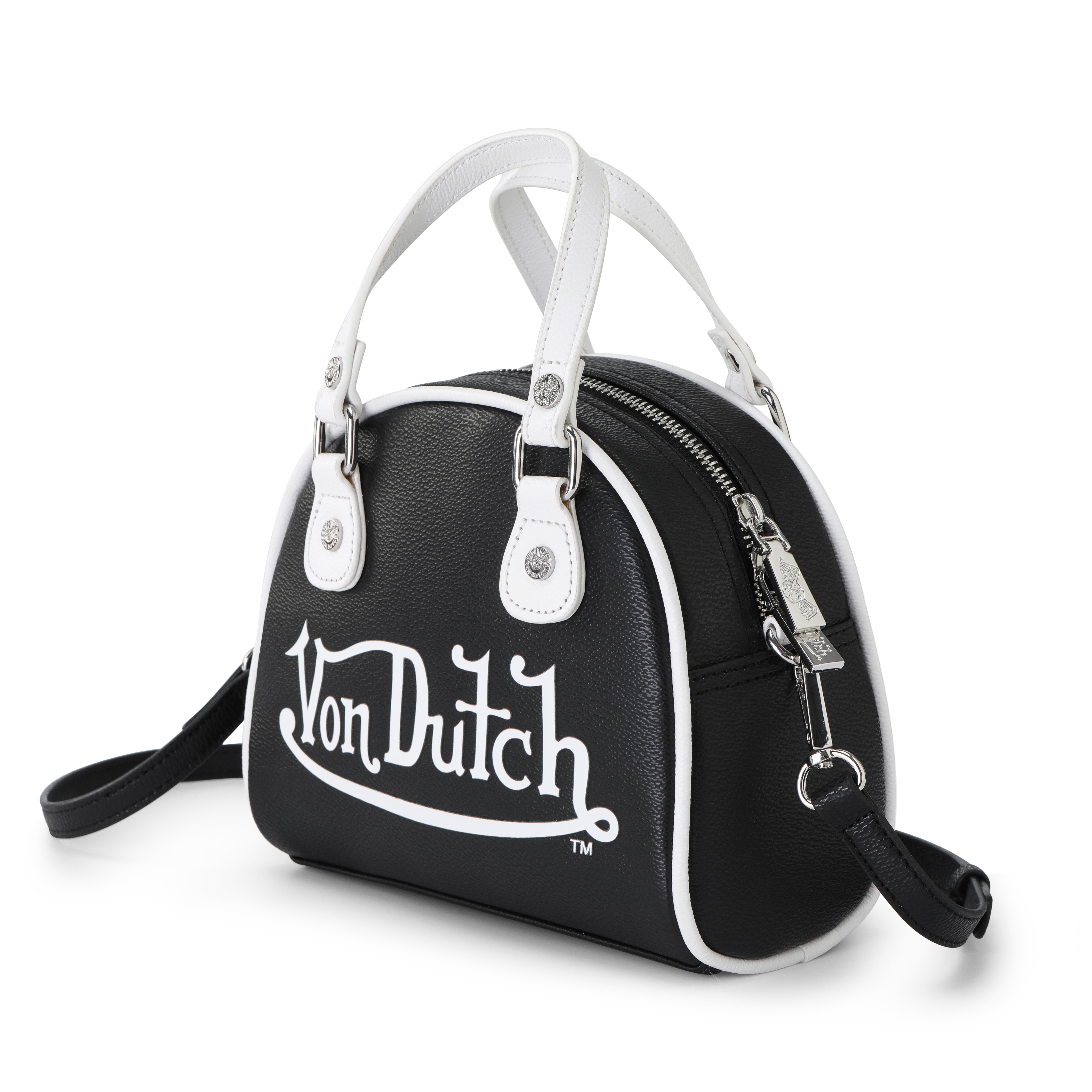 angled front view with detachable strap