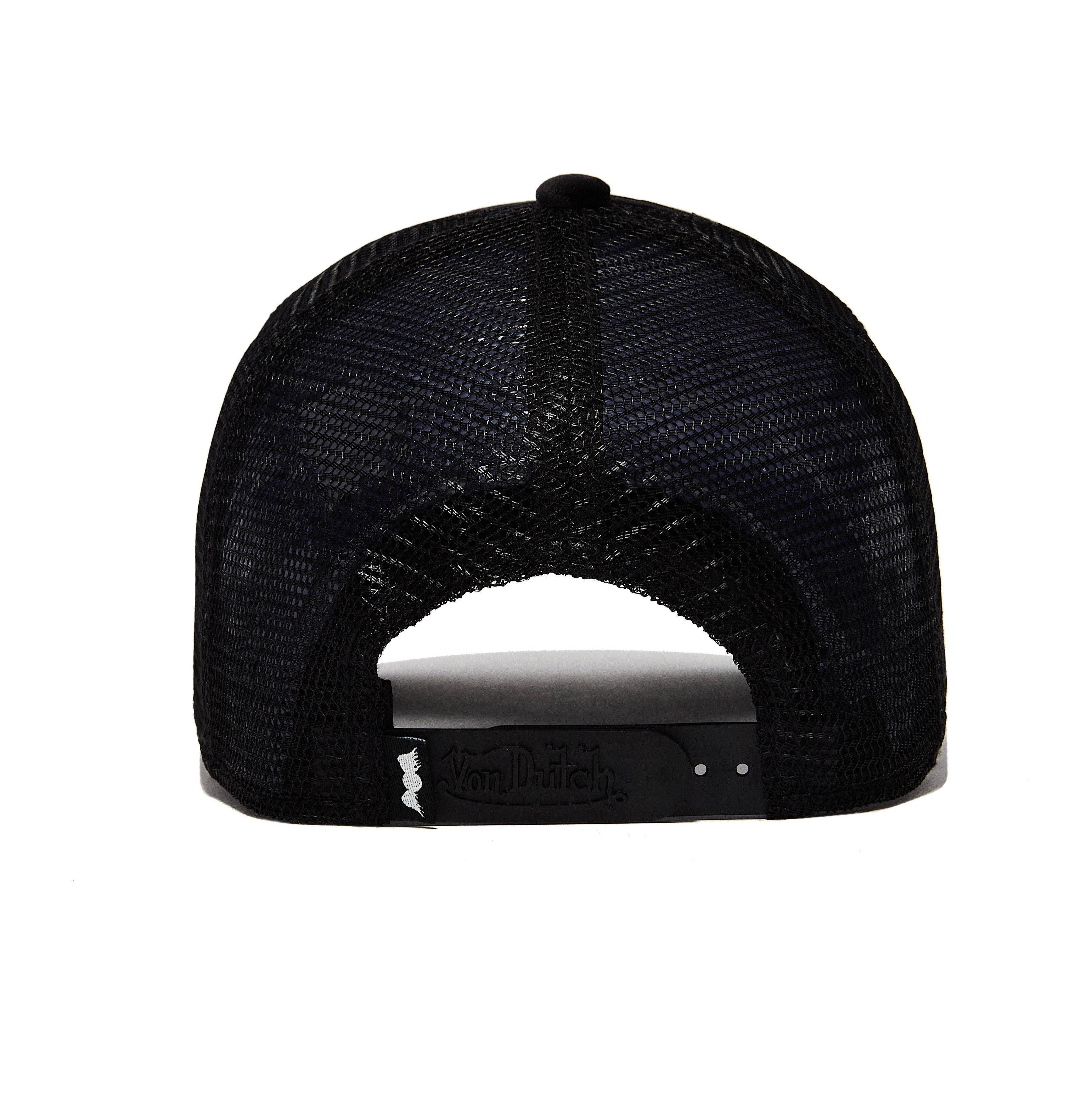 rear snapback and breathable mesh panel