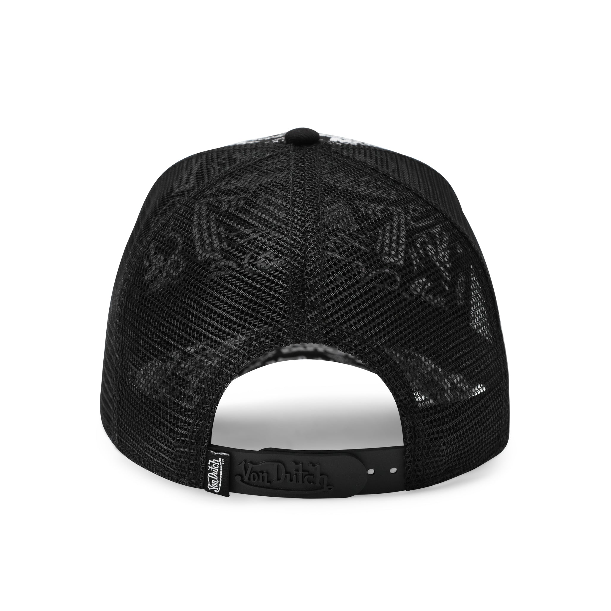 rear mesh and snapback panel
