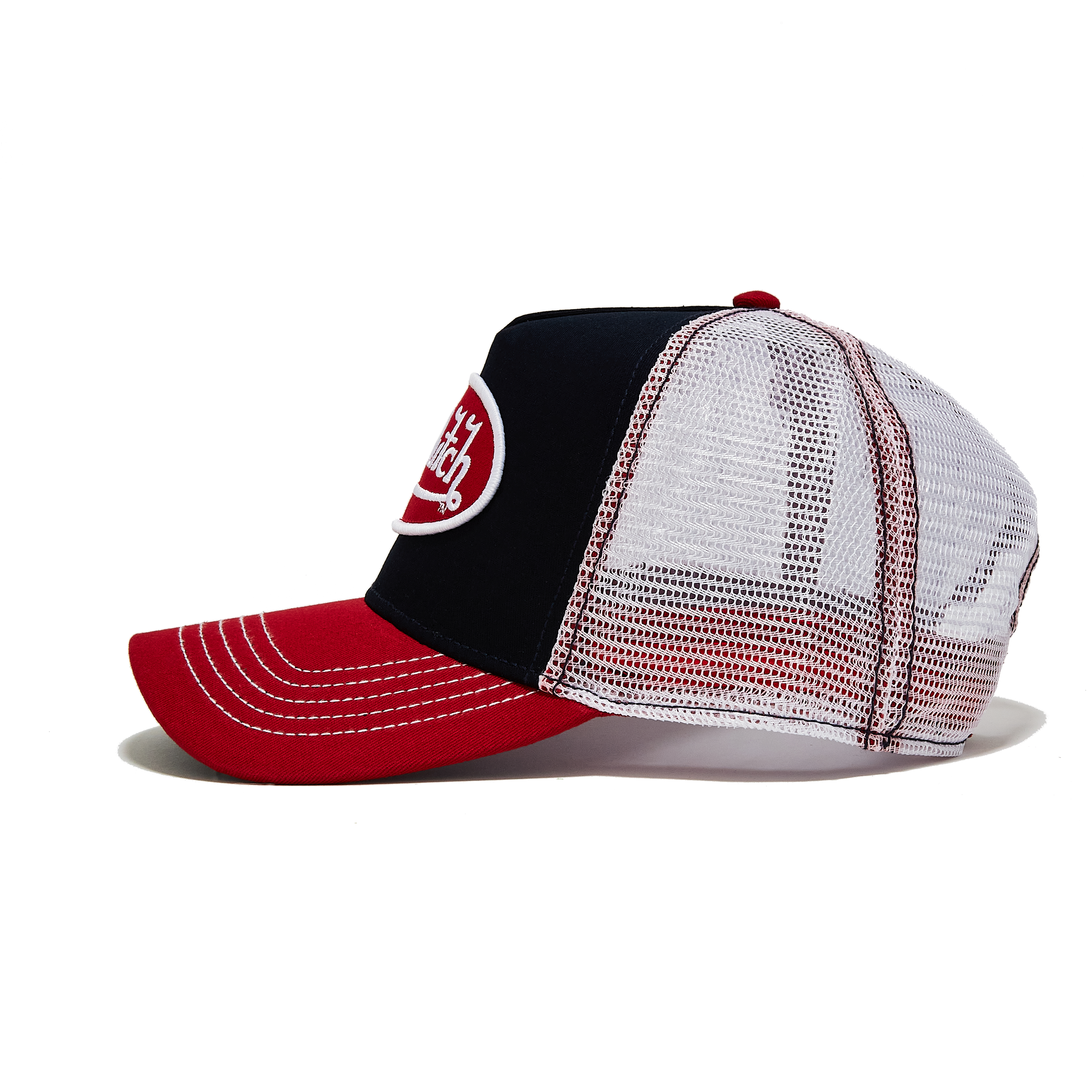 left profile with white mesh side