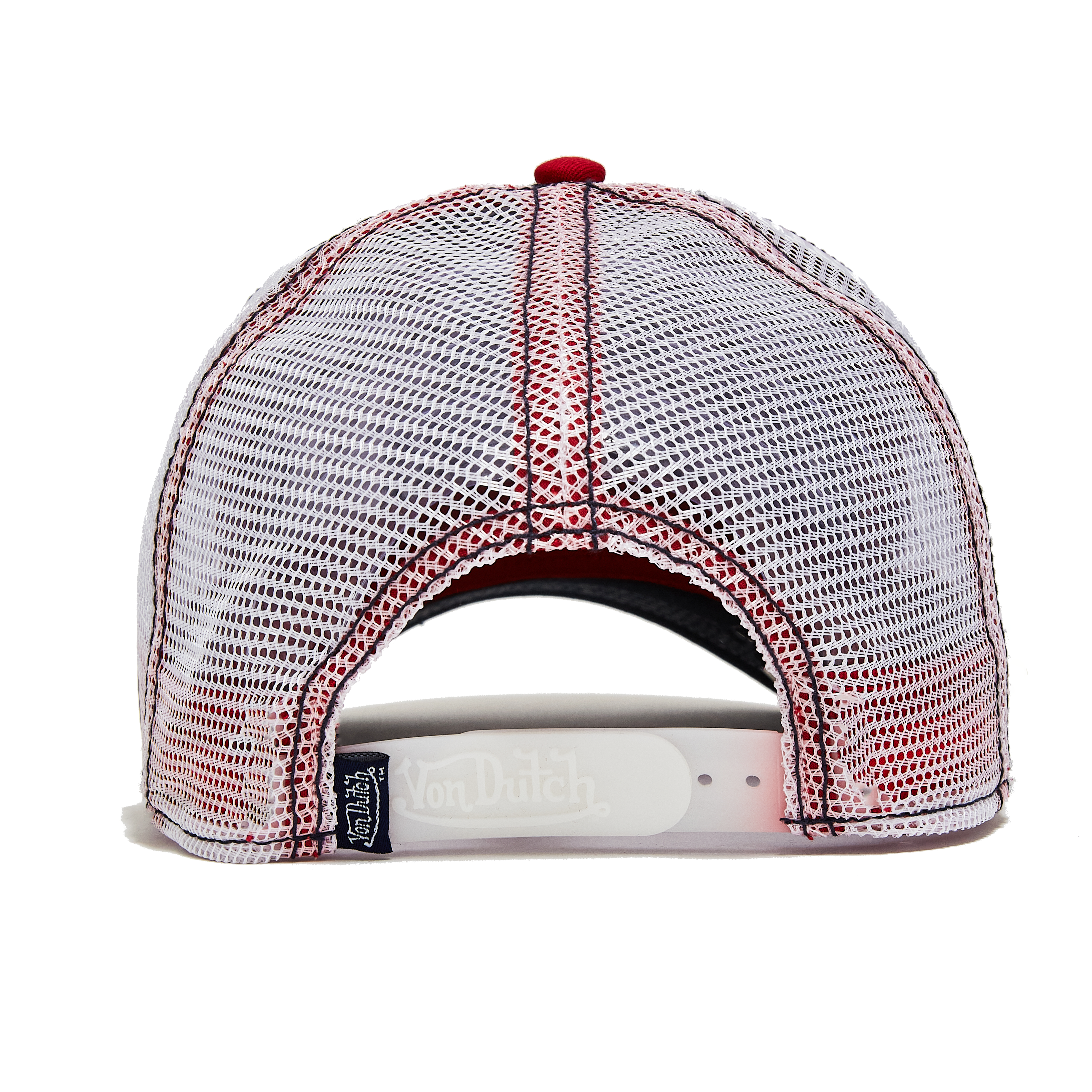 rear view with adjustable snapback panel