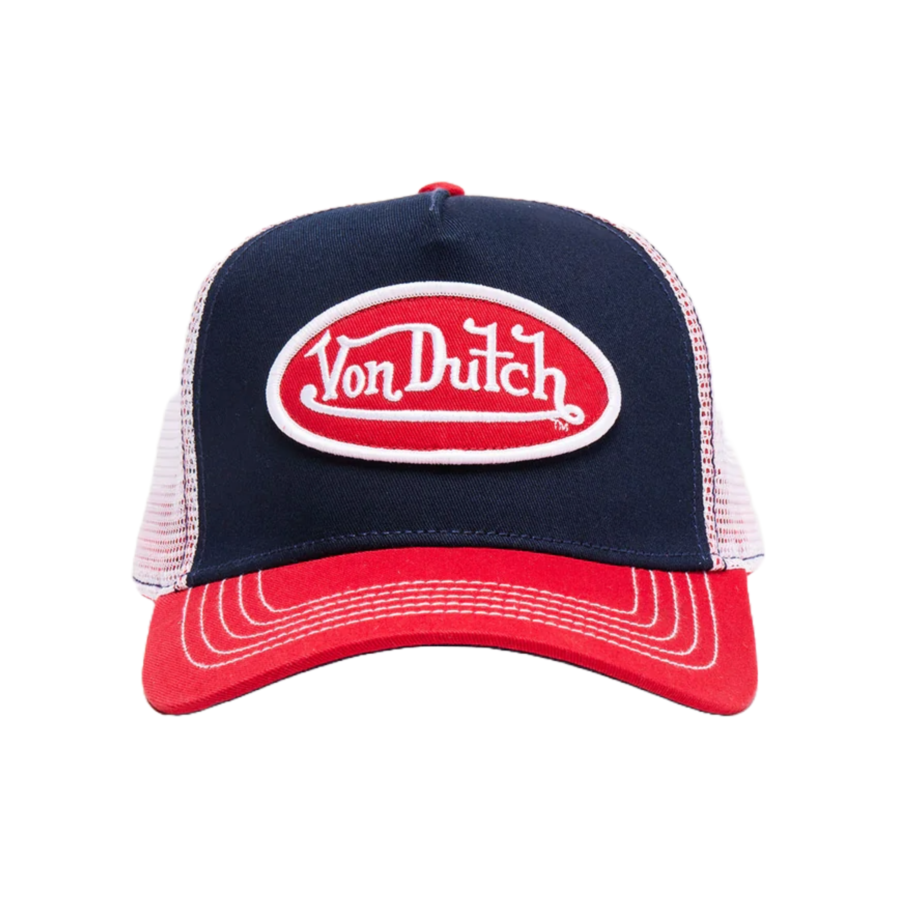 alternate front angle with curved bill