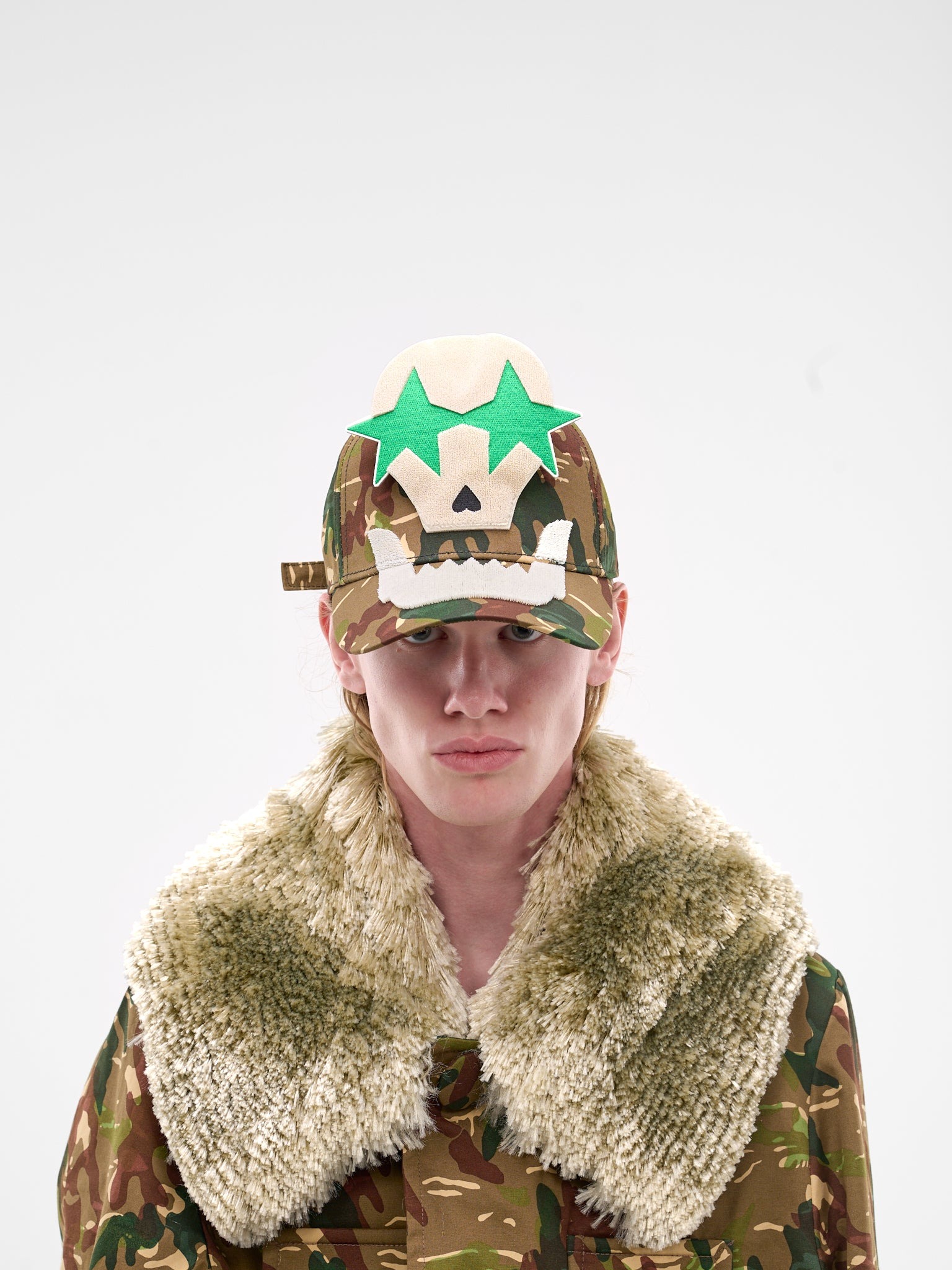 3D Embroidered Camo Cap