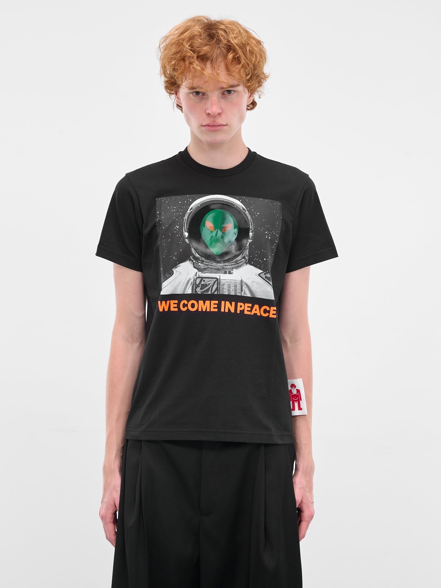 Black W-Space Graphic Tee