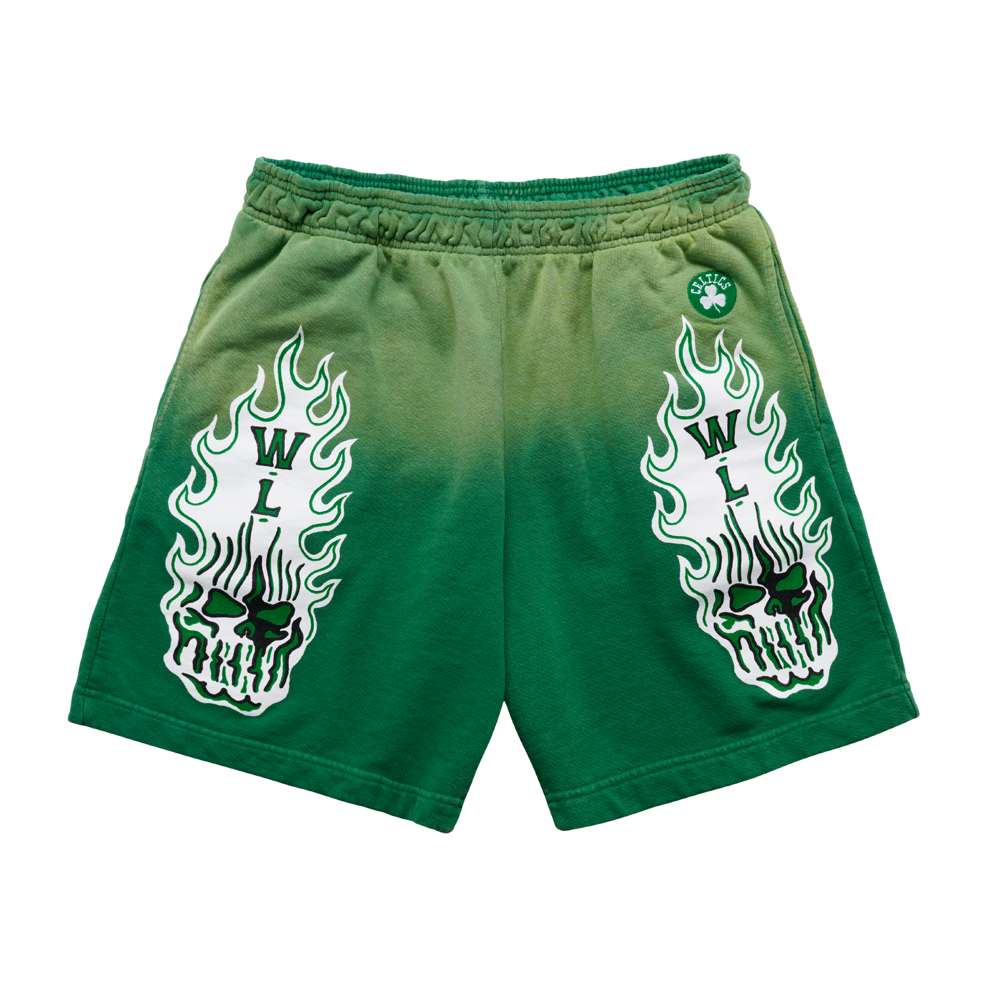NBA Flaming Skull Shorts
